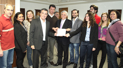 Entrega da pauta das reivindicações